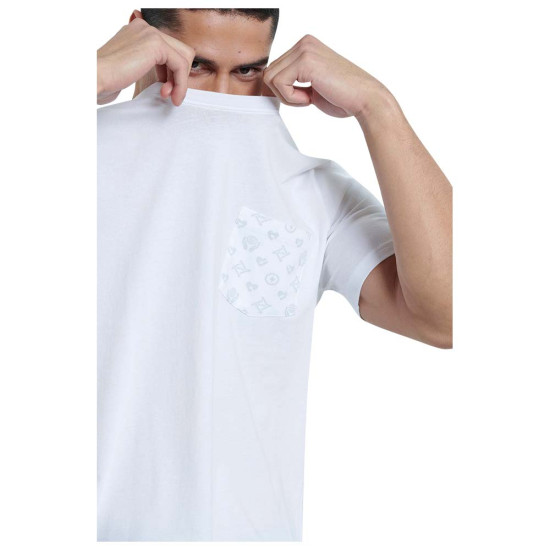 Bodytalk Ανδρική κοντομάνικη μπλούζα One World